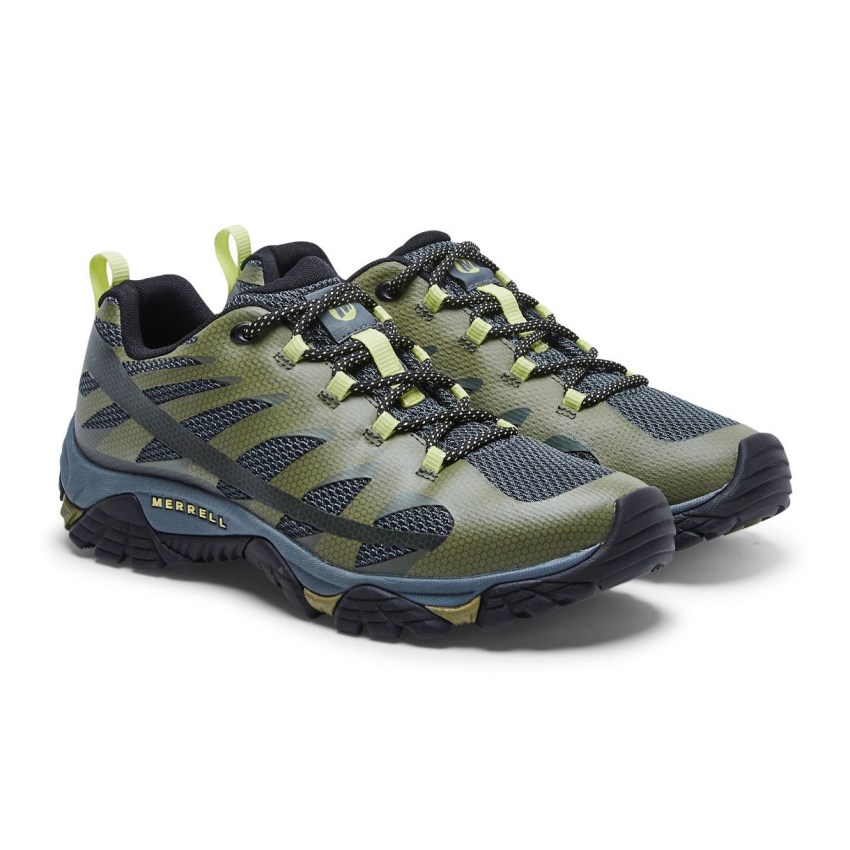 Chaussures Randonnée Merrell Moab Edge 2 Vert Olive Homme | R.I.AUBN